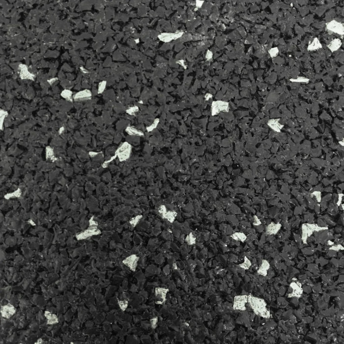 Close up of the JORDAN ACTIV Gym Flooring with Coloured Fleck in grey