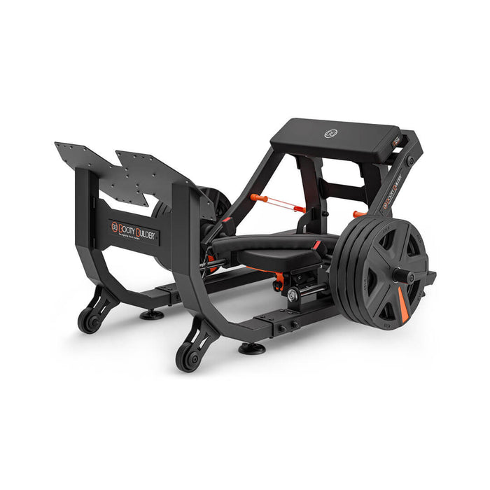angled front view of the booty builder platinum v4 hip thrust