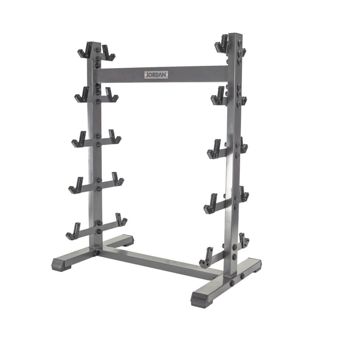 10-Bar Barbell Rack in Grey