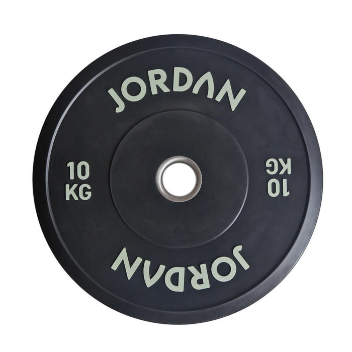 10kg Jordan black rubber bumper weight plate