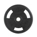 25kg Black JORDAN Rubber Tri-Grip Olympic Weight Plate