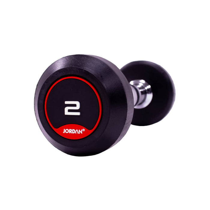 2kg JORDAN Rubber Dumbbells