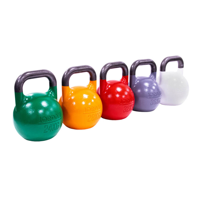 5 colorful jordan competition kettlebells 