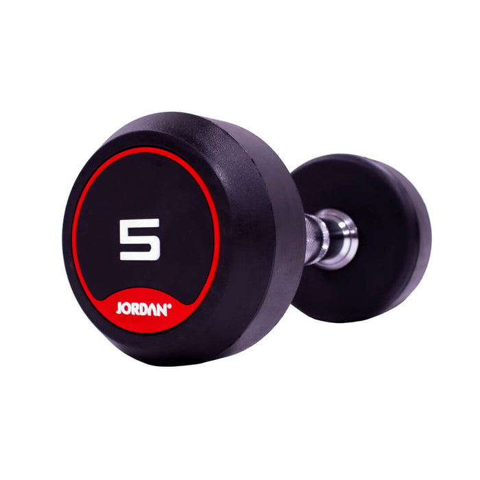 5kg Jordan Rubber Dumbbells