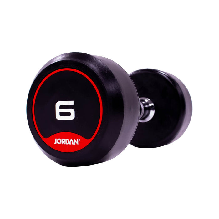 6kg Jordan Rubber Dumbbells