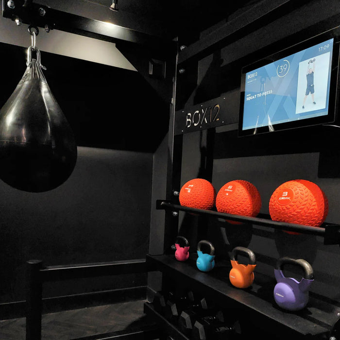 Gym setup with the BOX12 Boxing Pod