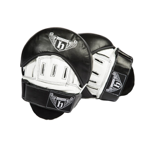 Hatton boxing black and white airpro pads