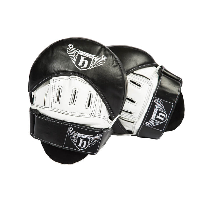 Hatton boxing black and white airpro pads