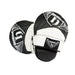 Hatton boxing curved focus pads for boxing in black and white