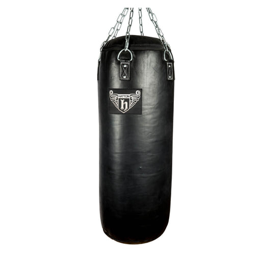 Hatton Boxing Heavy Duty Punch Bag in black with hatton branding
