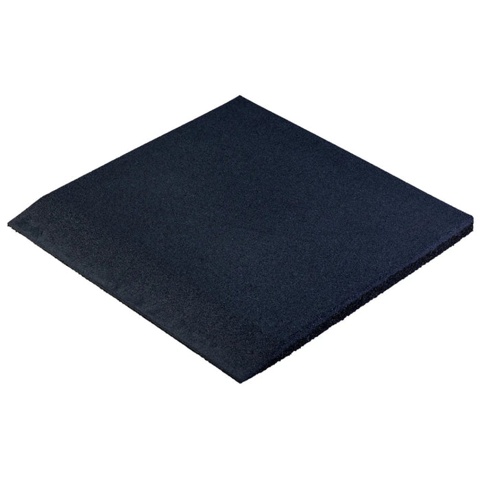 15mm gym flooring Black Ramp Edge (50cm x 50cm x 15mm)