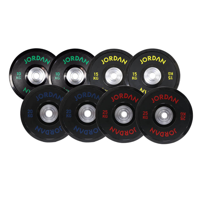 JORDAN Competition Weight Plate Set with colored Text