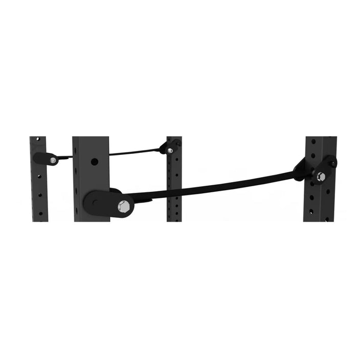 JORDAN HELIX Safety Strap System attached to a rack