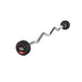 JORDAN Rubber Fixed Curl Barbells 10kg