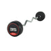 JORDAN Rubber Fixed Curl Barbells 35kg