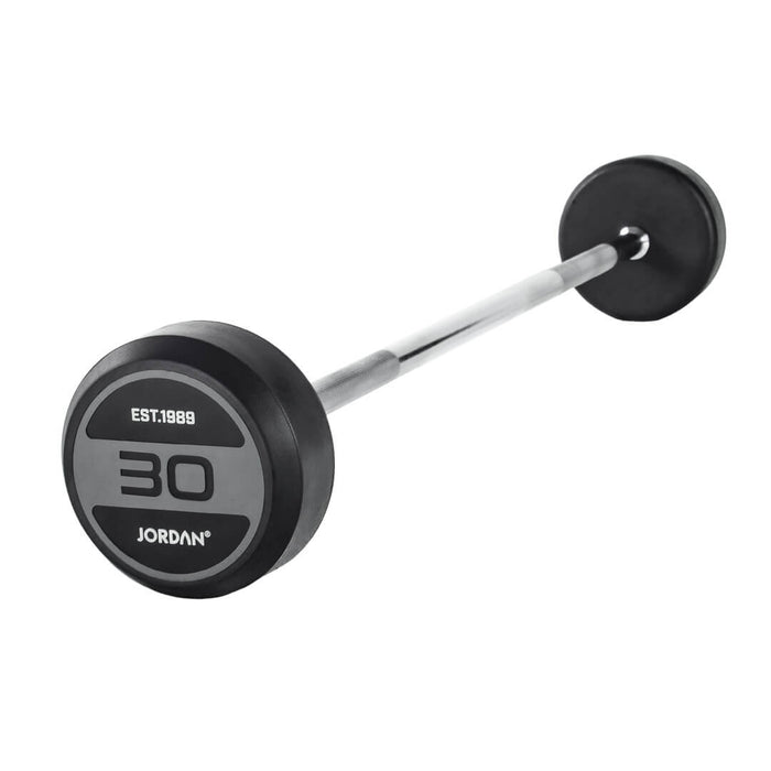 30kg JORDAN Rubber Fixed Straight Barbell