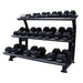 Jordan 3-Tier HEX dumbbell rack