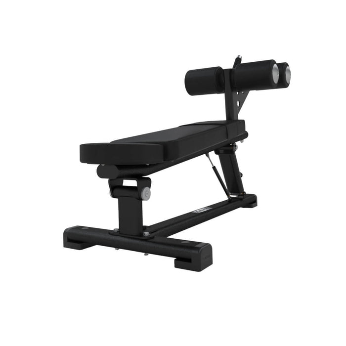Jordan adjustable decline weight bench in black