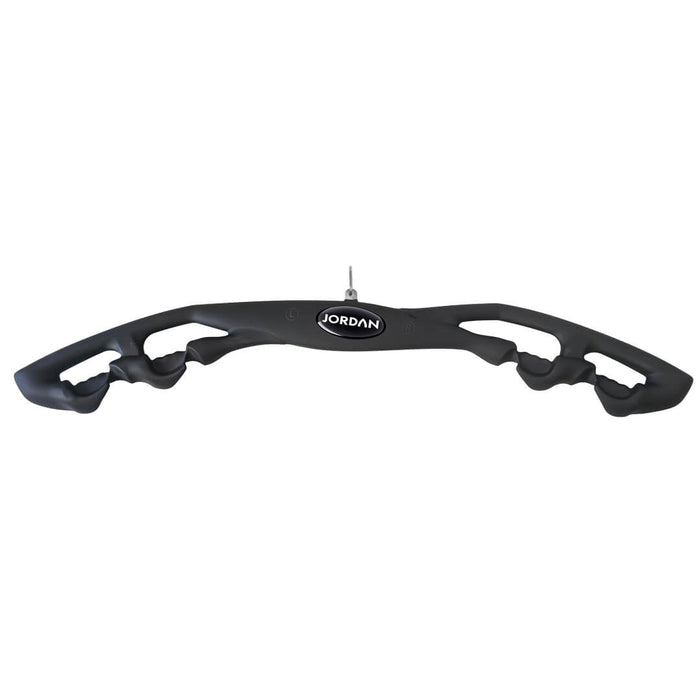 Jordan dual grip wide row/pull cable attachment in black