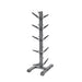 Jordan vertical medicine and slam ball rack that holds up to 10 in grey