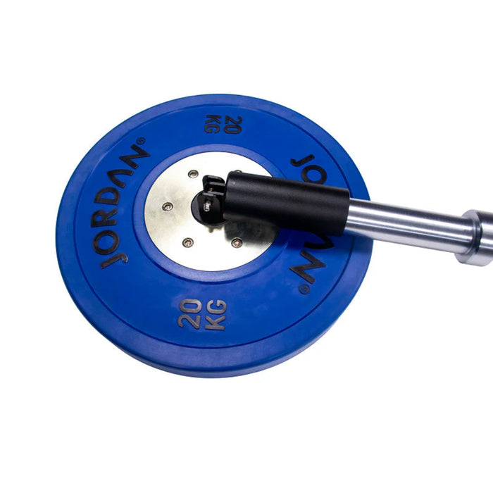 Jordan portable landmine post to a weight plate