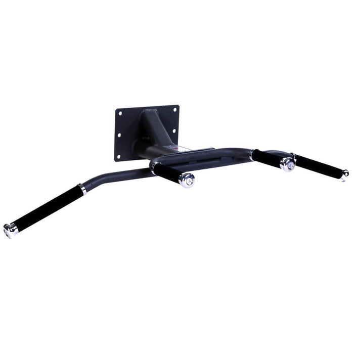 Jordan wall mounted multi grip pull up bar in black