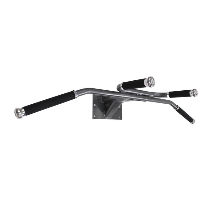 Jordan wall mounted multi grip pull up bar in grey