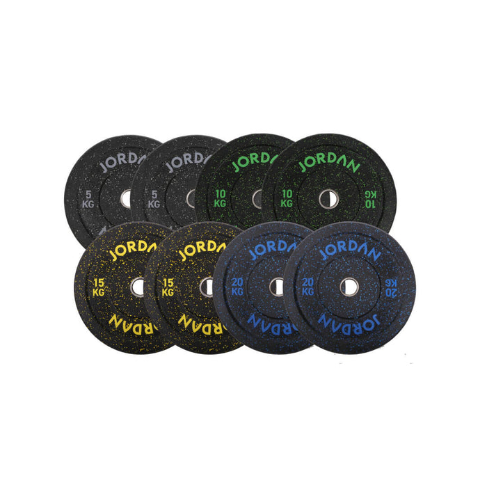 Jordan rubber bumper weight plate set