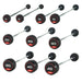 Jordan Rubber Straight Barbell Set
