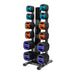 Jordan studio barbell rack that holds up to 12 sets in grey