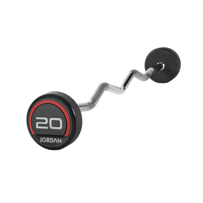 20kg Jordan Urethane Fixed Curl Barbell