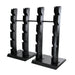 Empty jordan vertical dumbbell rack in black