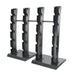 Empty jordan vertical dumbbell rack in grey