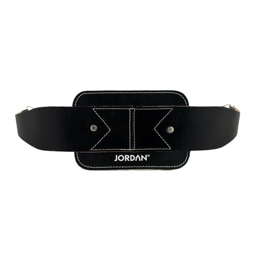 Front view of the jordan weightlifting belt