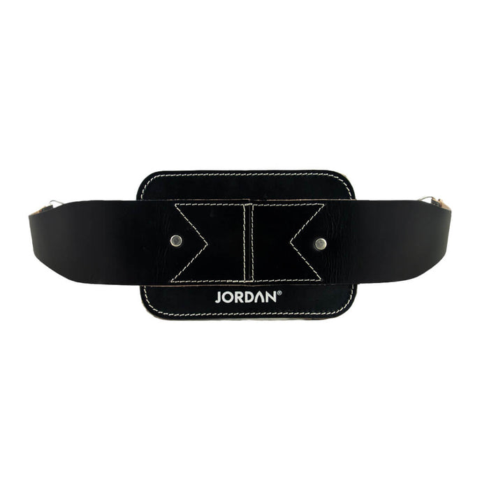 Front view of the jordan weightlifting belt