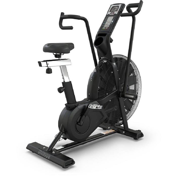 angled back view of the octane adx fan bike