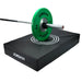 Jordan weightlifting drop pad with a barbell on top