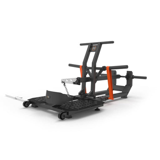 front right view of the booty builder belt squat machine