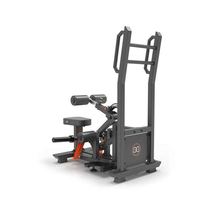 back right view of the booty builder hip thrust machine
