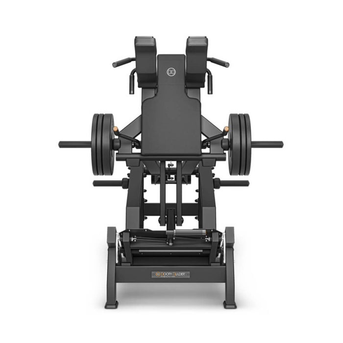 front view of the booty builder v squat machine