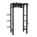 front view of the jordan j75 cable power rack in black
